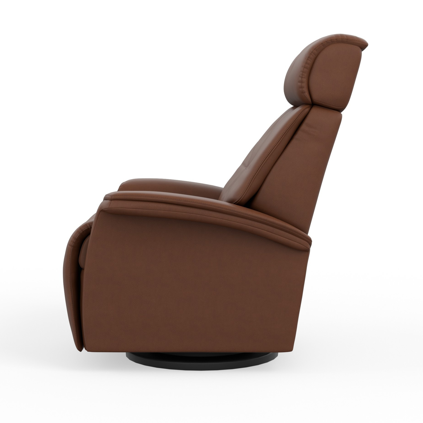 Fjords Rome Leather Power Recliner Chair With Swivel Glider Motion