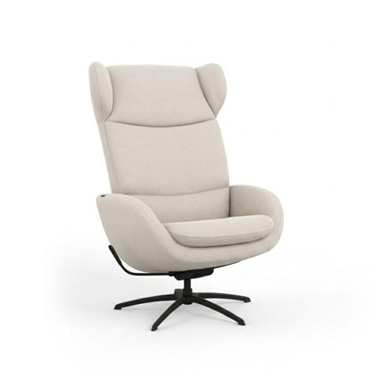 Fjords Stella Recliner Chair and Ottoman with Rocking Glide Swivel Base