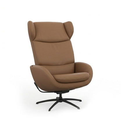 Fjords Stella Recliner Chair and Ottoman with Rocking Glide Swivel Base