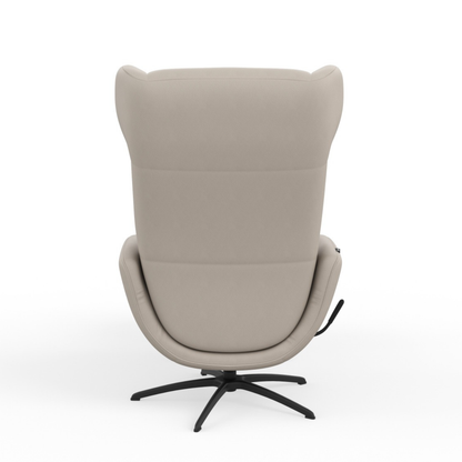 Fjords Stella Recliner Chair and Ottoman with Rocking Glide Swivel Base