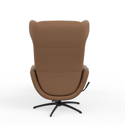 Fjords Stella Recliner Chair and Ottoman with Rocking Glide Swivel Base