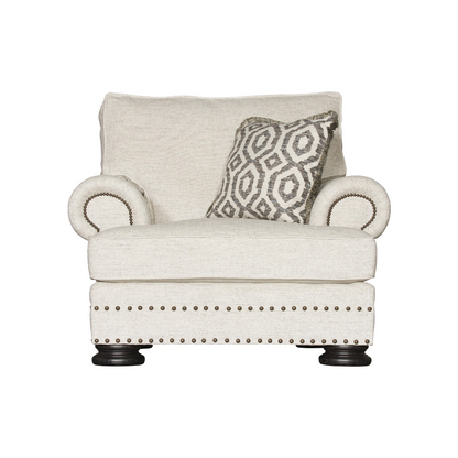 Bernhardt Foster Fabric Chair with Spring Down Cushion-Comfort Furniture