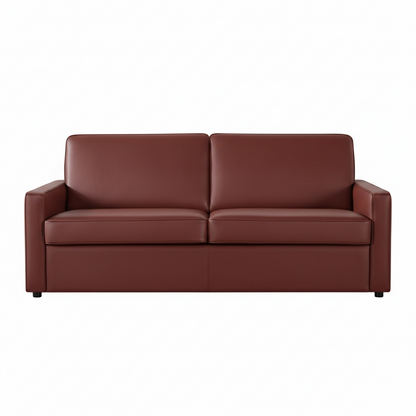 Klaussner Leon Leather And Fabric Queen Sleeper Sofa
