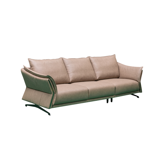 Giada 3-Seater Leather Sofa