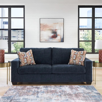 Gio Italia Amalfi Queen Fabric Sleeper Sofa with Accent Pillows