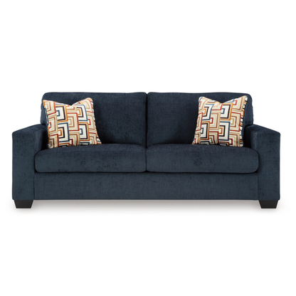 Gio Italia Amalfi Queen Fabric Sleeper Sofa with Accent Pillows