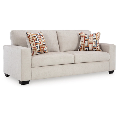 Gio Italia Amalfi Queen Fabric Sleeper Sofa with Accent Pillows