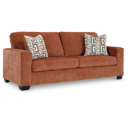 Gio Italia Amalfi Queen Fabric Sleeper Sofa with Accent Pillows