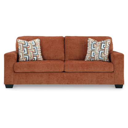 Gio Italia Amalfi Queen Fabric Sleeper Sofa with Accent Pillows