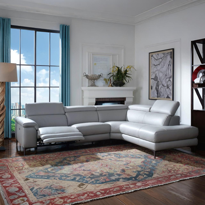 Gio Italia Armano Leather Power Reclining Sectional-ComfortDesign