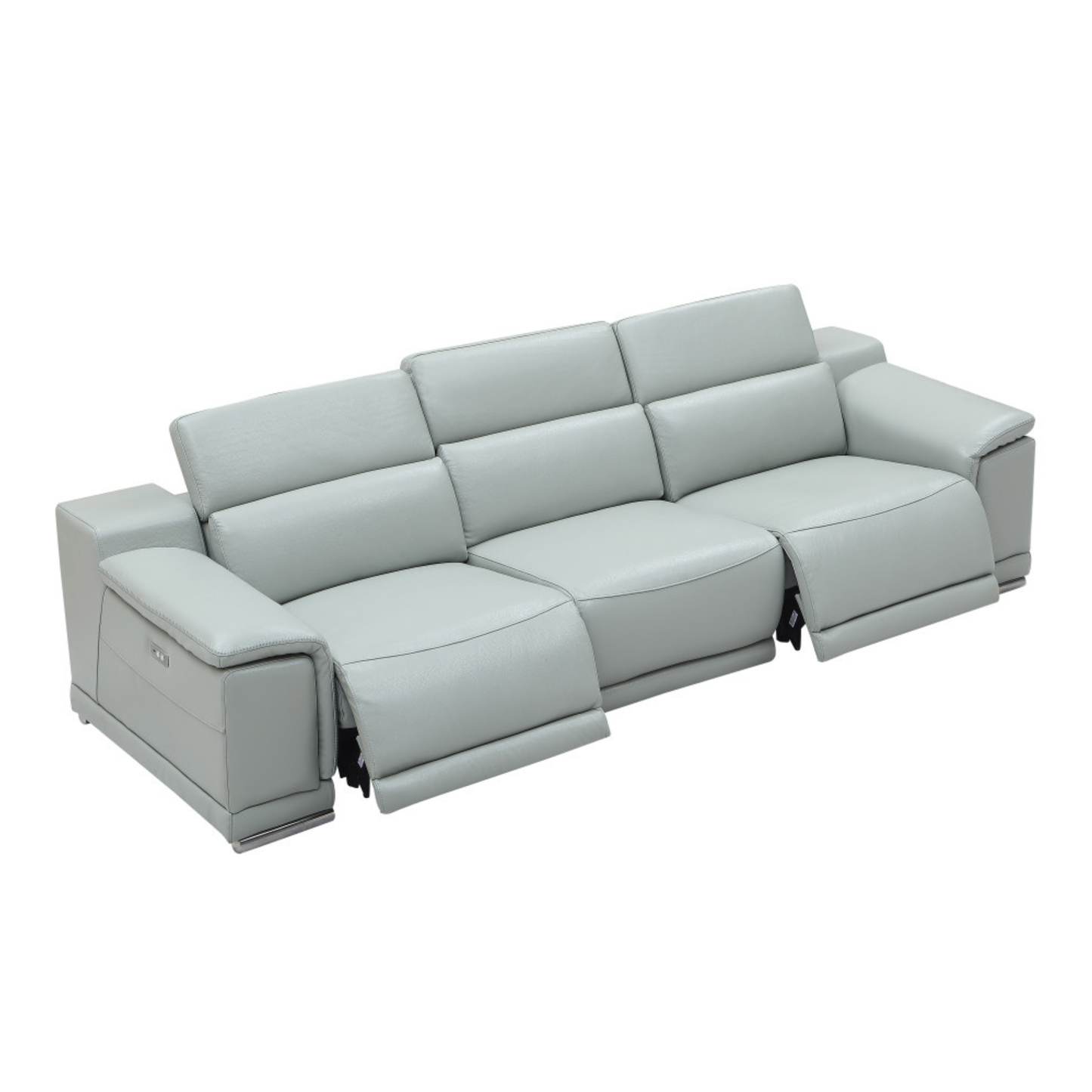 Gio Italia Haviano 3 Seater Leather Power Recliner Sofa