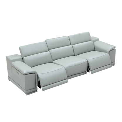 Gio Italia Haviano 3 Seater Leather Power Recliner Sofa