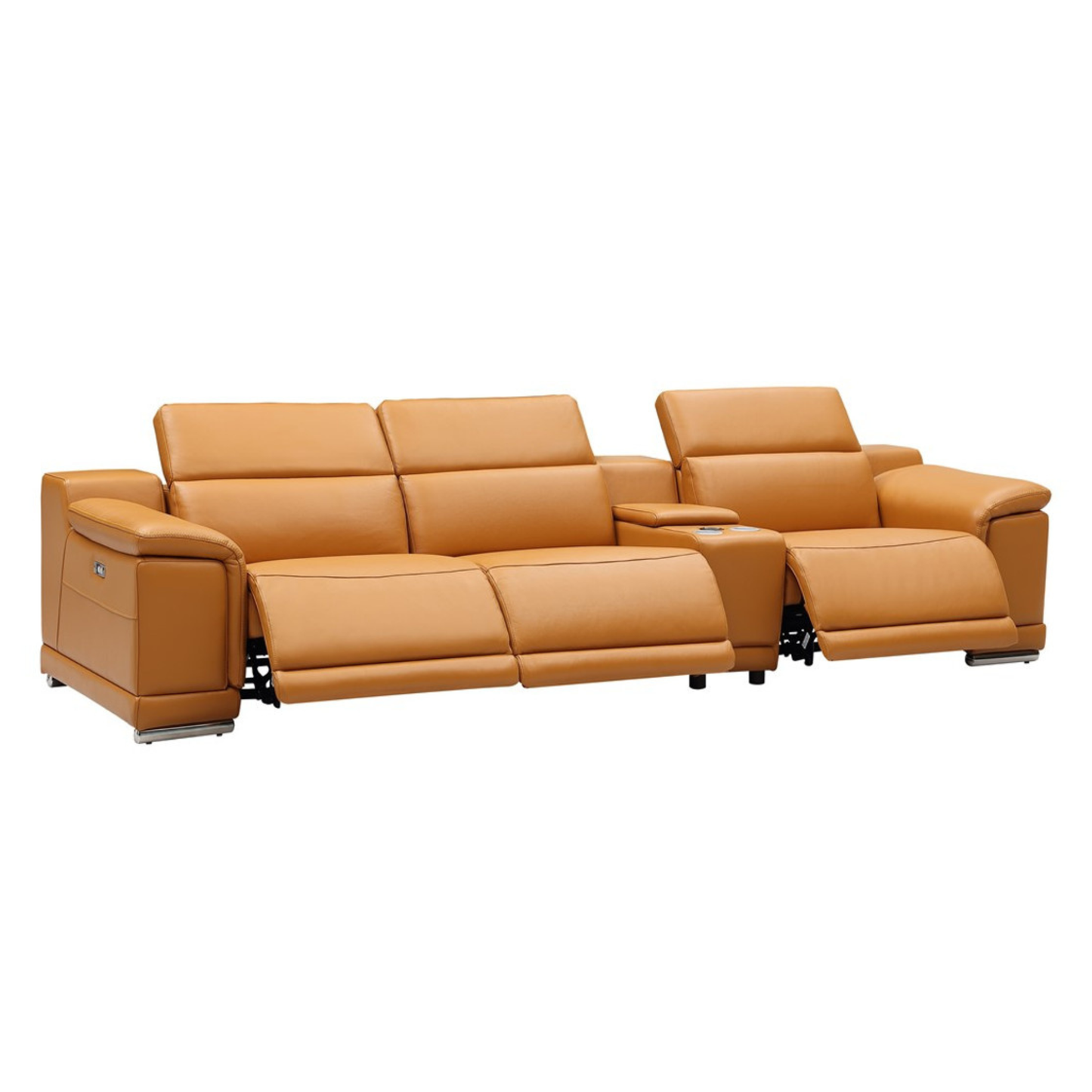 Gio Italia Haviano 3 Seater Leather Power Recliner Sofa