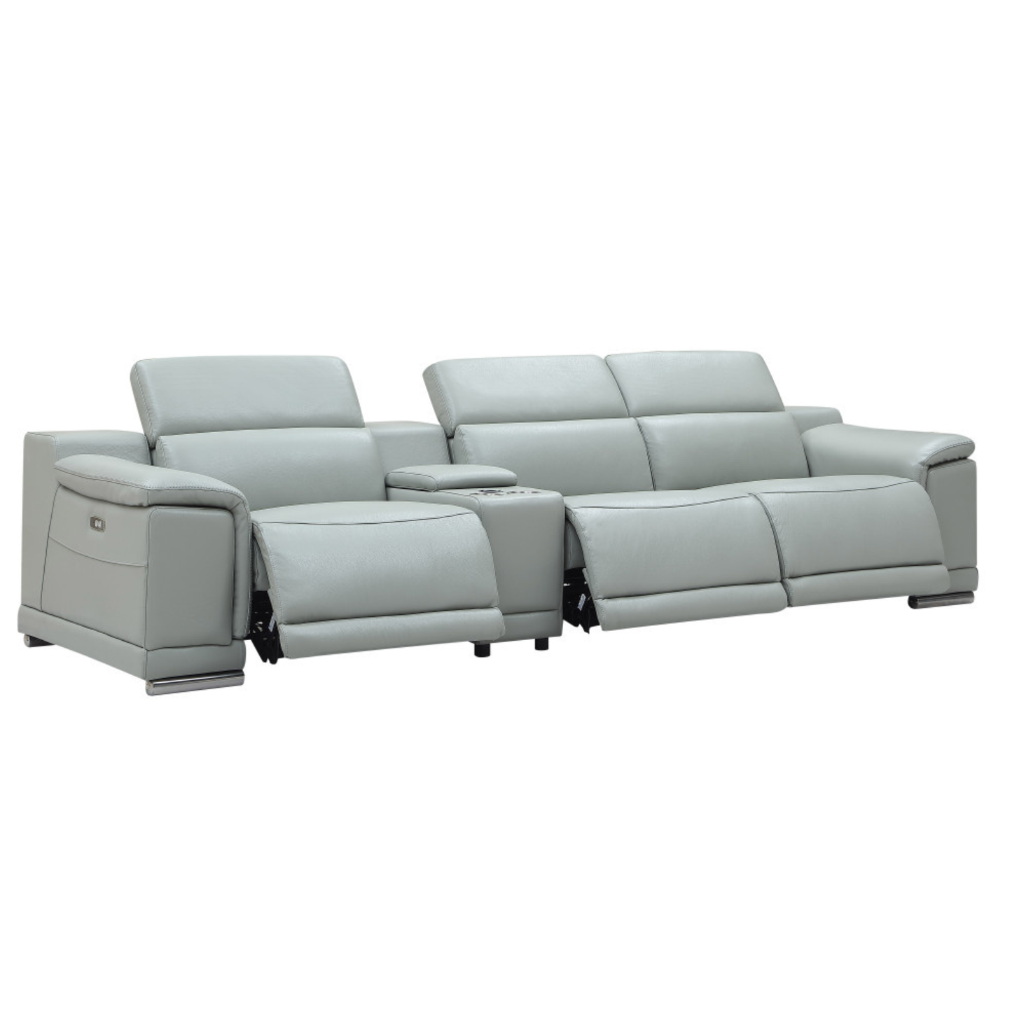 Gio Italia Haviano 3 Seater Leather Power Recliner Sofa