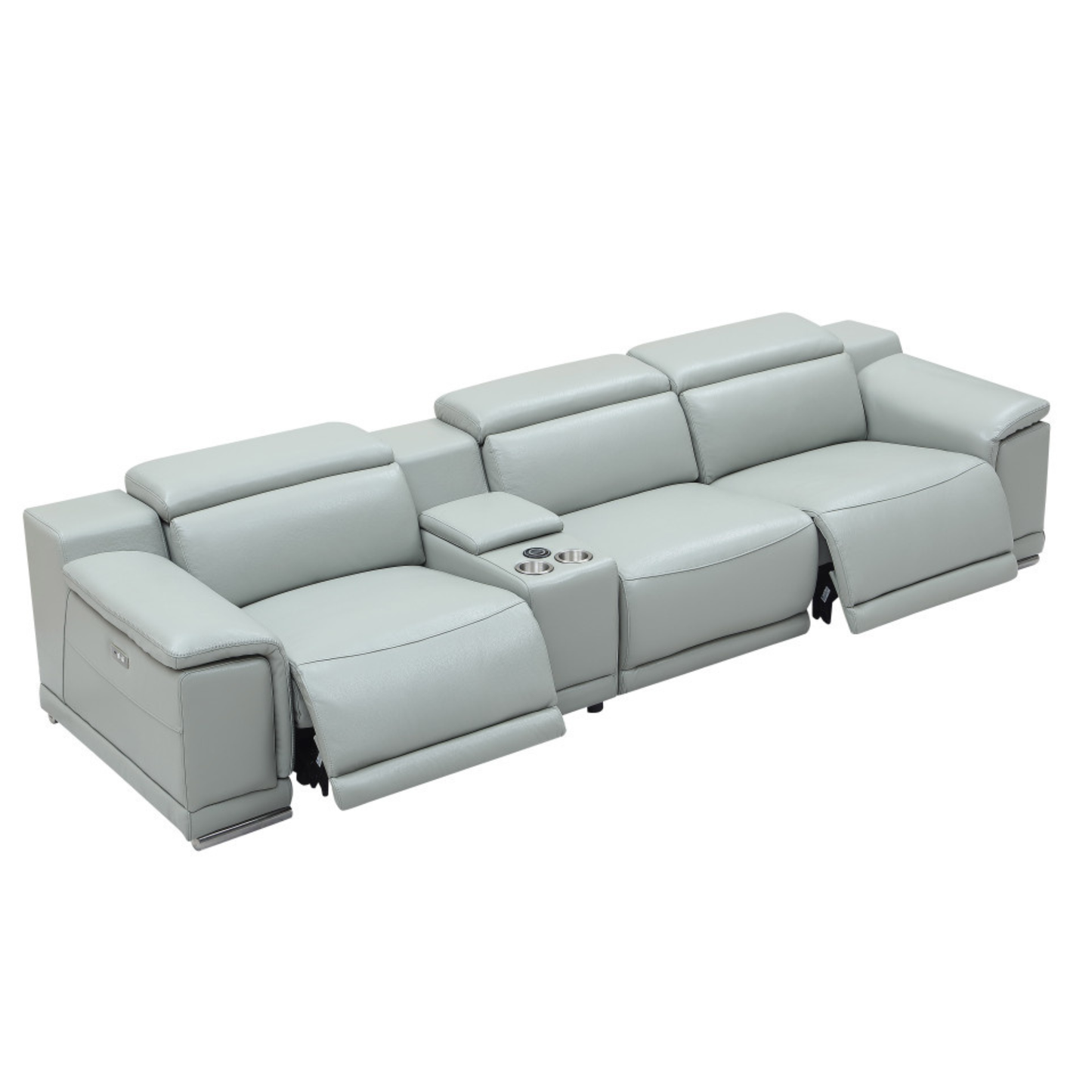 Gio Italia Haviano 3 Seater Leather Power Recliner Sofa