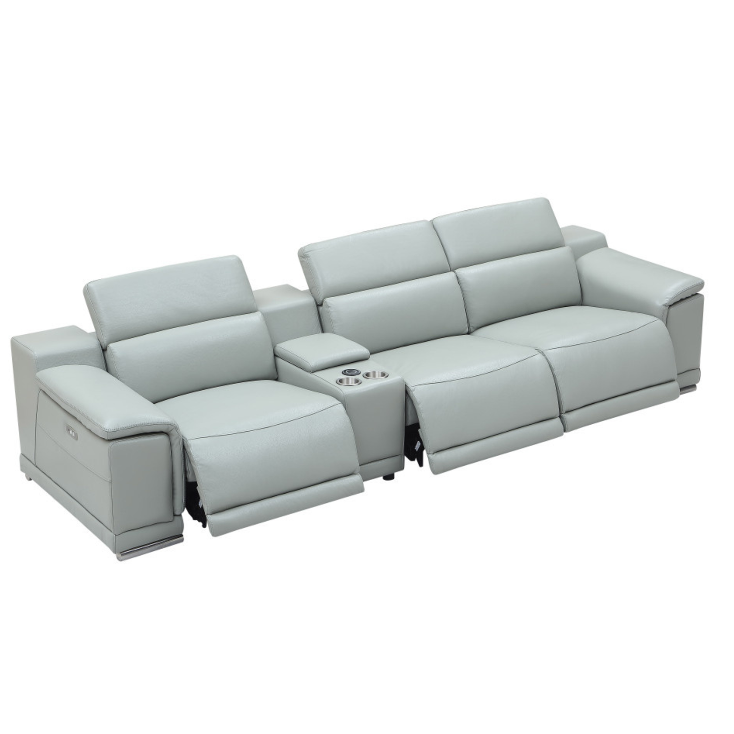 Gio Italia Haviano 3 Seater Leather Power Recliner Sofa