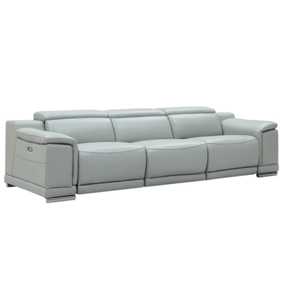 Gio Italia Haviano 3 Seater Leather Power Recliner Sofa