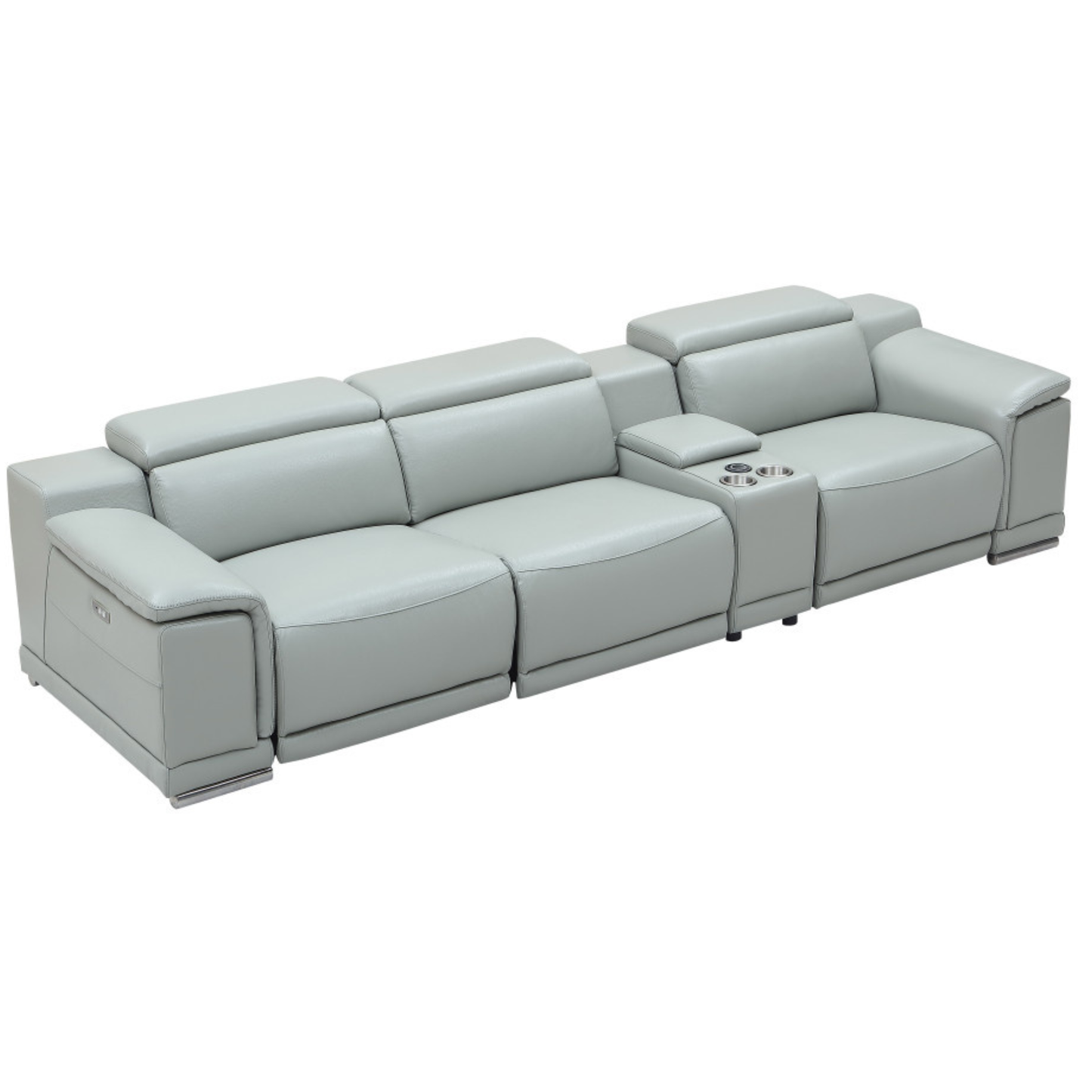 Gio Italia Haviano 3 Seater Leather Power Recliner Sofa