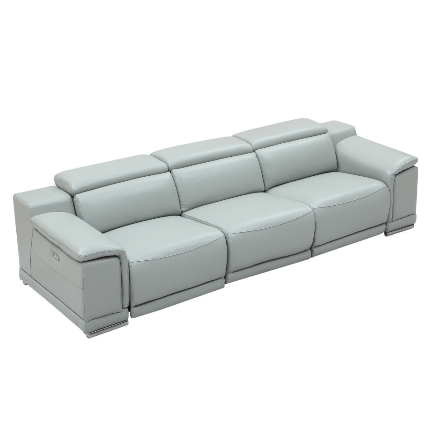 Gio Italia Haviano 3 Seater Leather Power Recliner Sofa