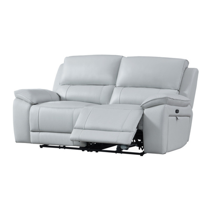 Gio Italia Hestino Leather Power Recliner Loveseat