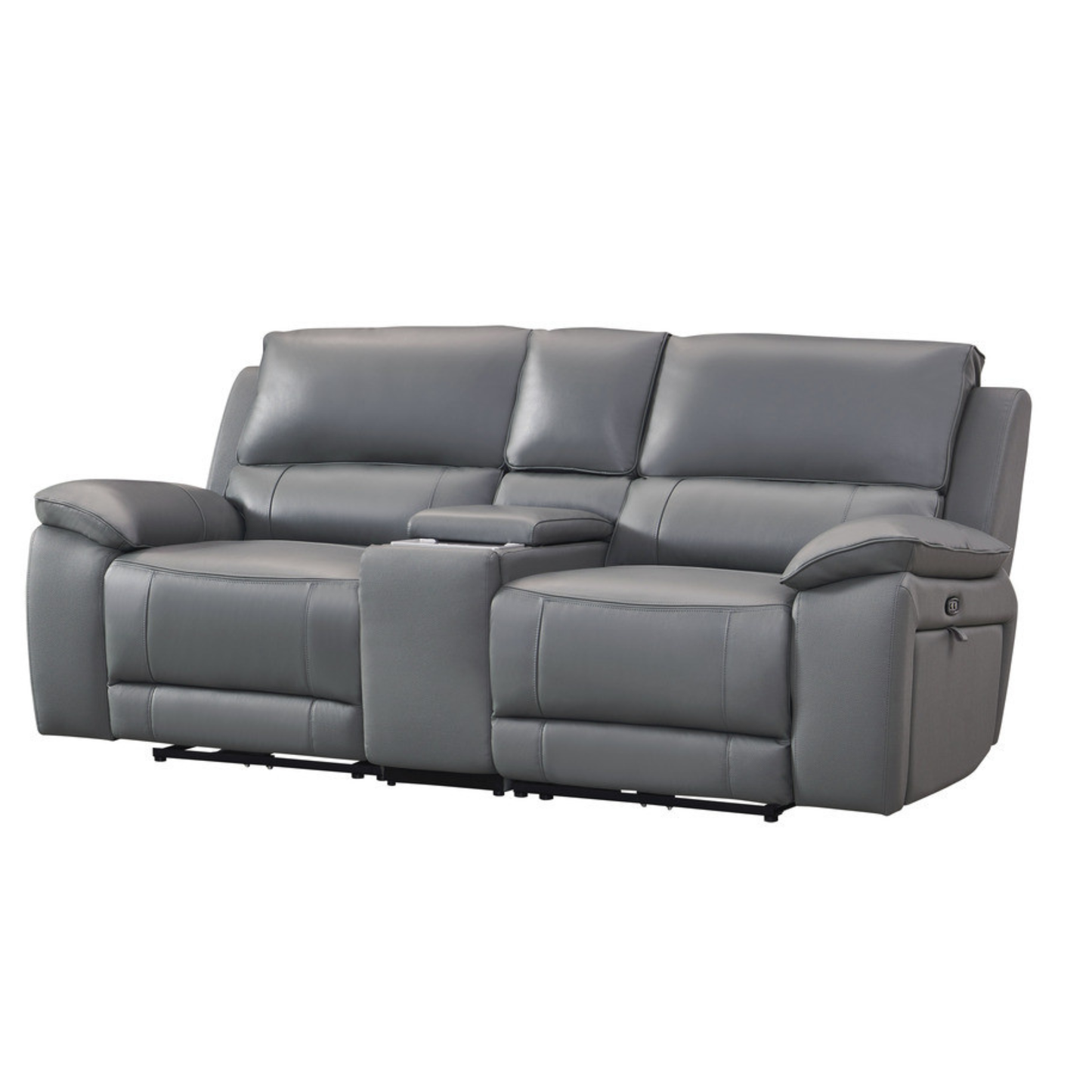 Gio Italia Hestino Leather Power Recliner Loveseat