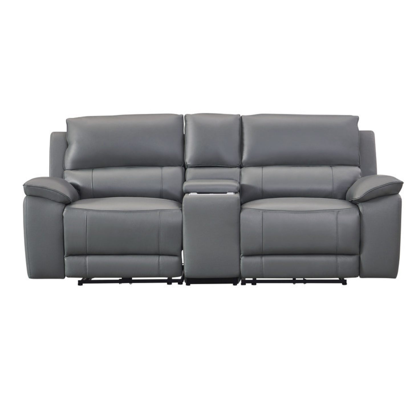 Gio Italia Hestino Leather Power Recliner Loveseat