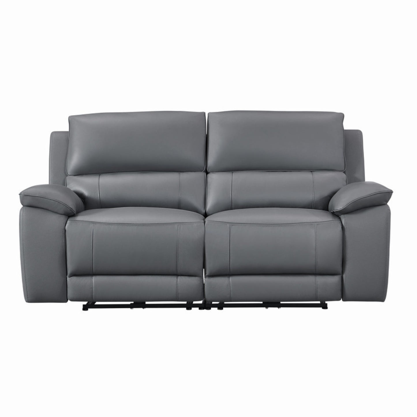 Gio Italia Hestino Leather Power Recliner Loveseat