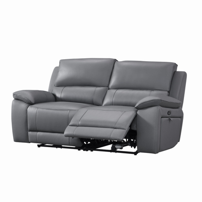 Gio Italia Hestino Leather Power Recliner Loveseat