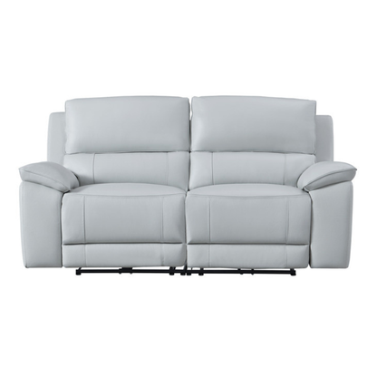 Gio Italia Hestino Leather Power Recliner Loveseat
