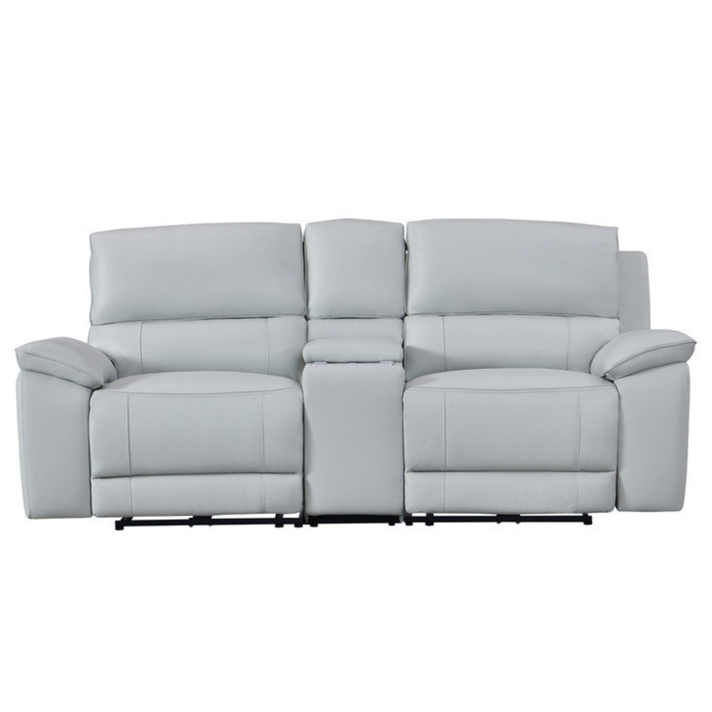 Gio Italia Hestino Leather Power Recliner Loveseat