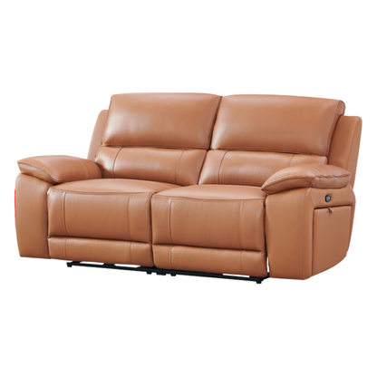 Gio Italia Hestino Leather Power Recliner Loveseat