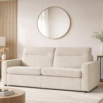 Gio Italia Jamie Fabric And Leather Queen Sleeper Sofas-comfortdesignfurniture
