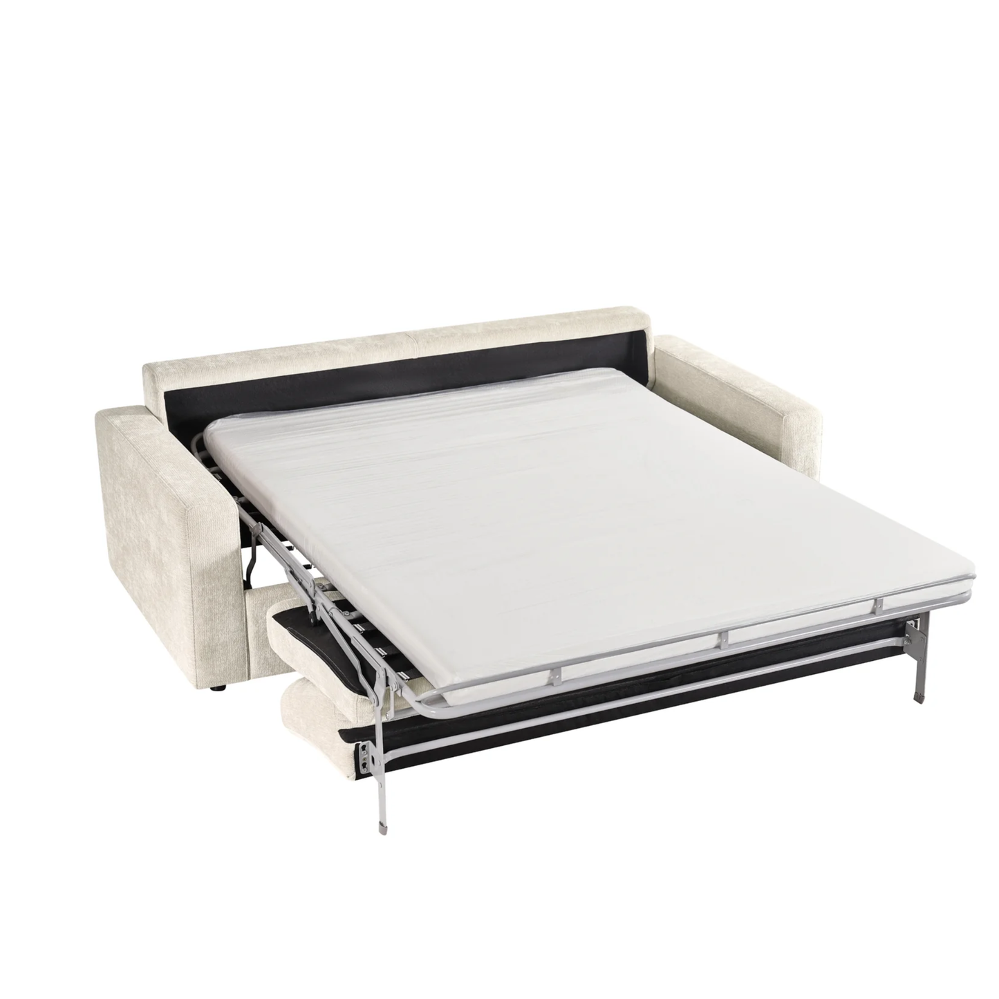 Gio Italia Jamie Fabric And Leather Queen Sleeper Sofas-comfortdesignfurniture