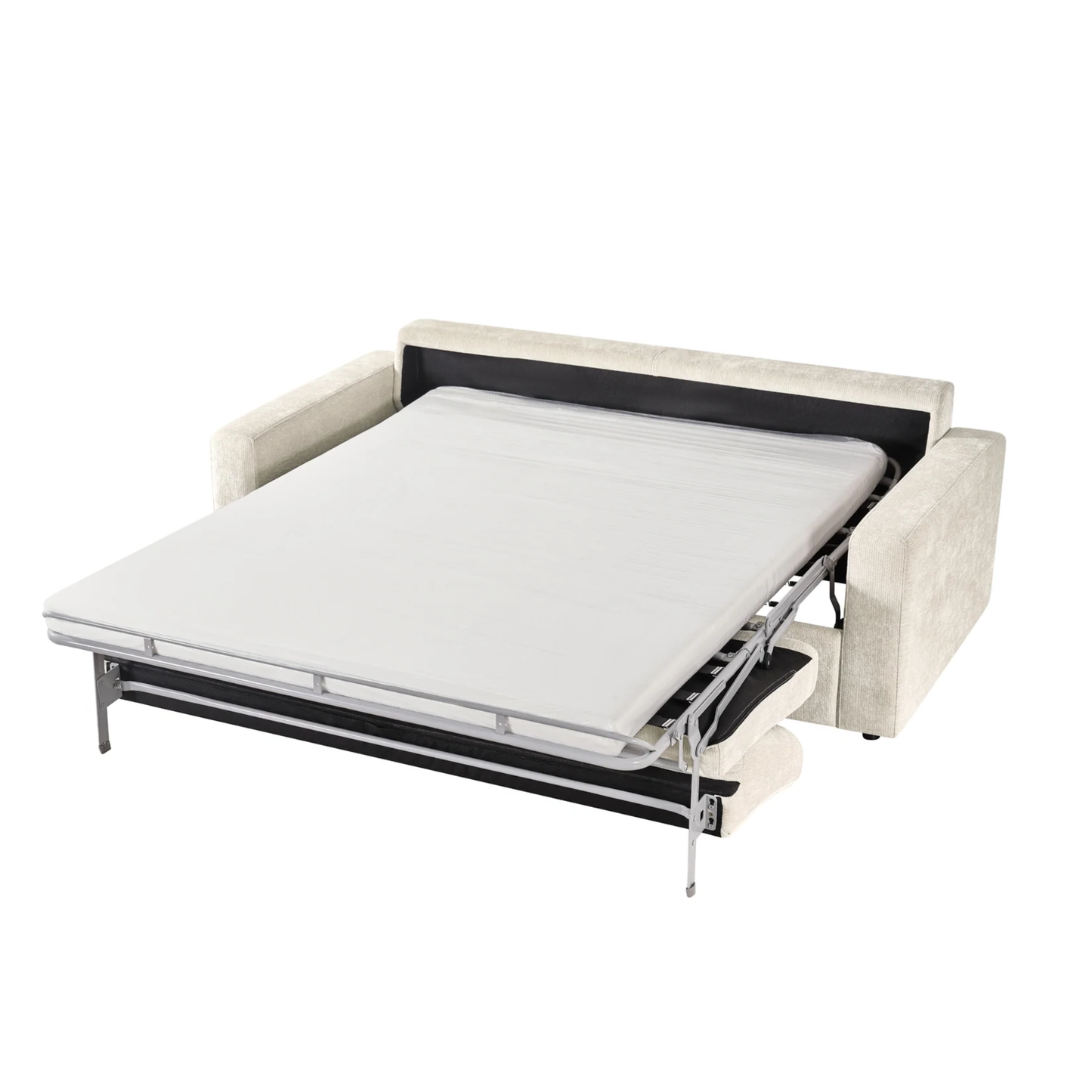 Gio Italia Jamie Fabric And Leather Queen Sleeper Sofas-comfortdesignfurniture