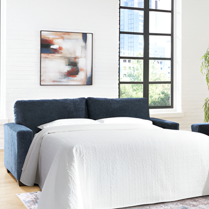 Gio Italia Amalfi Queen Fabric Sleeper Sofa with Accent Pillows