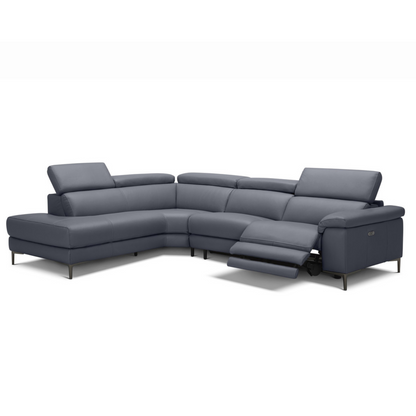 Gio Italia Armano L Shape Leather Power Reclining Sectional-ComfortDesign