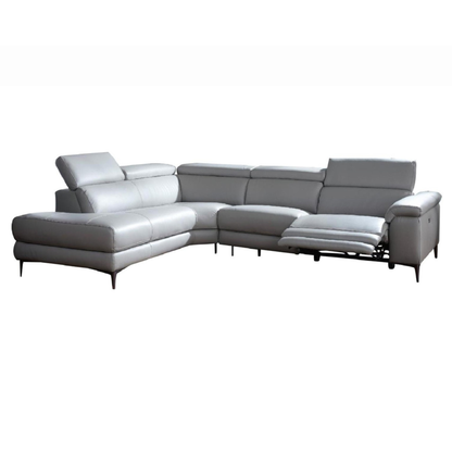 Gio Italia Armano L Shape Leather Power Reclining Sectional-ComfortDesign