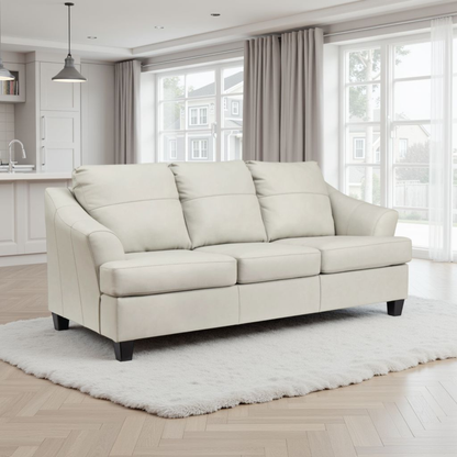 Gio Italia Geneva 3-Seater Queen Leather Sleeper Sofa