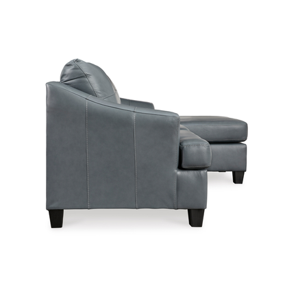 Gio Italia Geneva Leather Sectional Sofa with Chaise-Comfortdesignfurniture