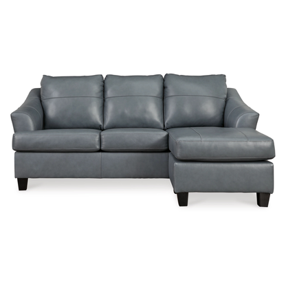 Gio Italia Geneva Leather Sectional Sofa with Chaise-Comfortdesignfurniture