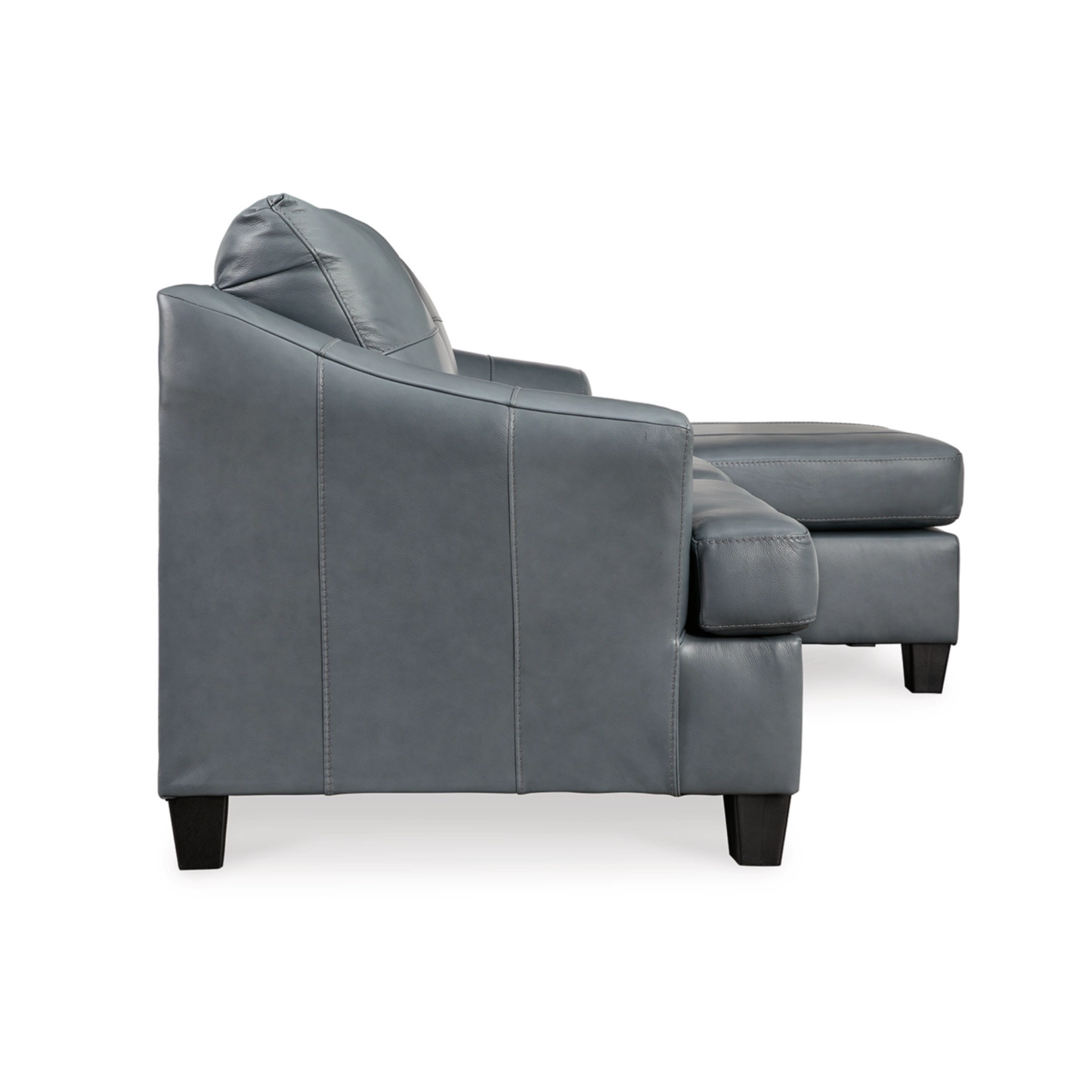 Gio Italia Geneva Leather Sectional Sofa with Chaise-Comfortdesignfurniture