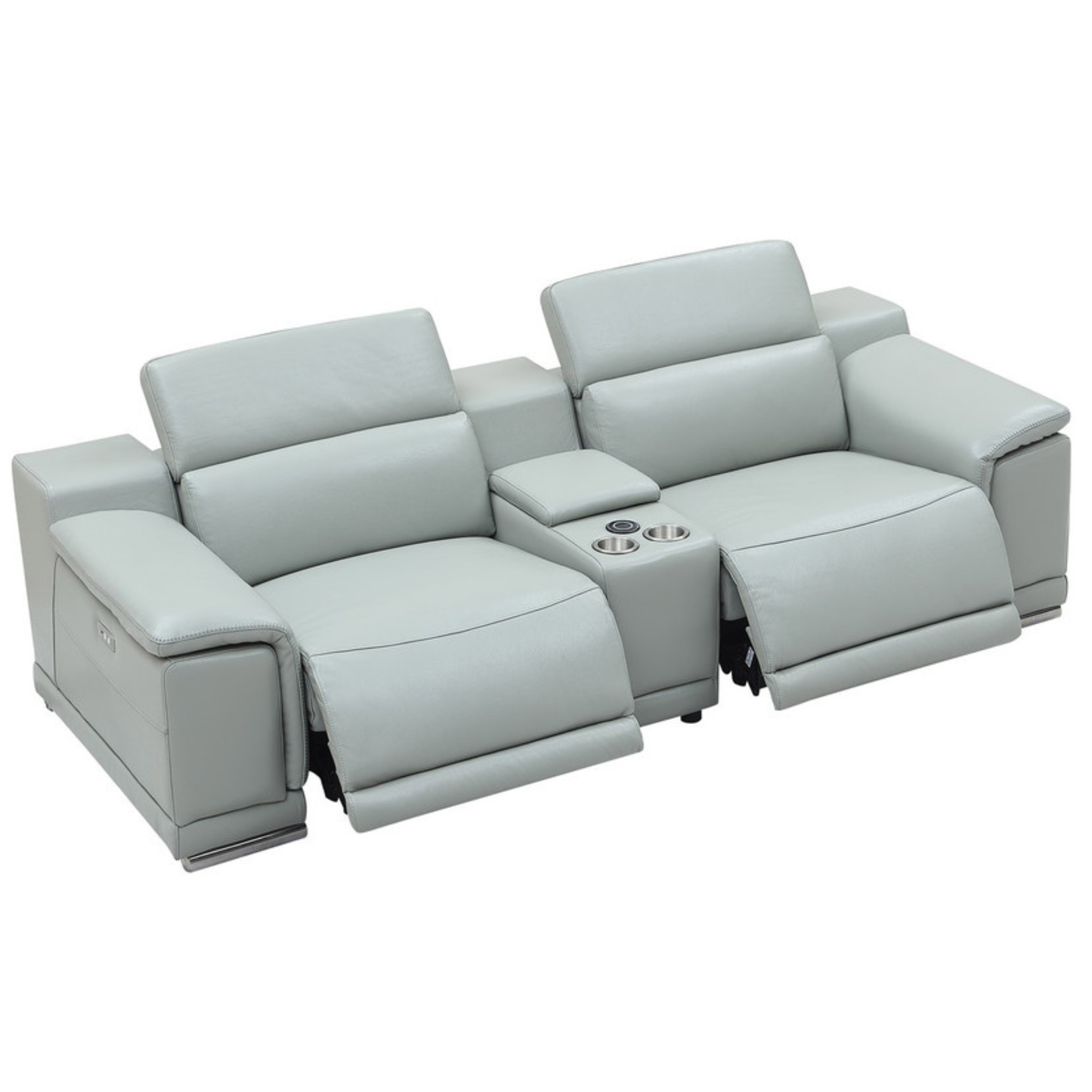 Gio Italia Haviano Leather Power Recliner Loveseat