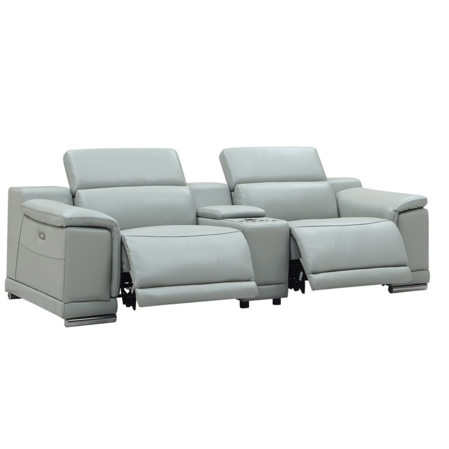 Gio Italia Haviano Leather Power Recliner Loveseat