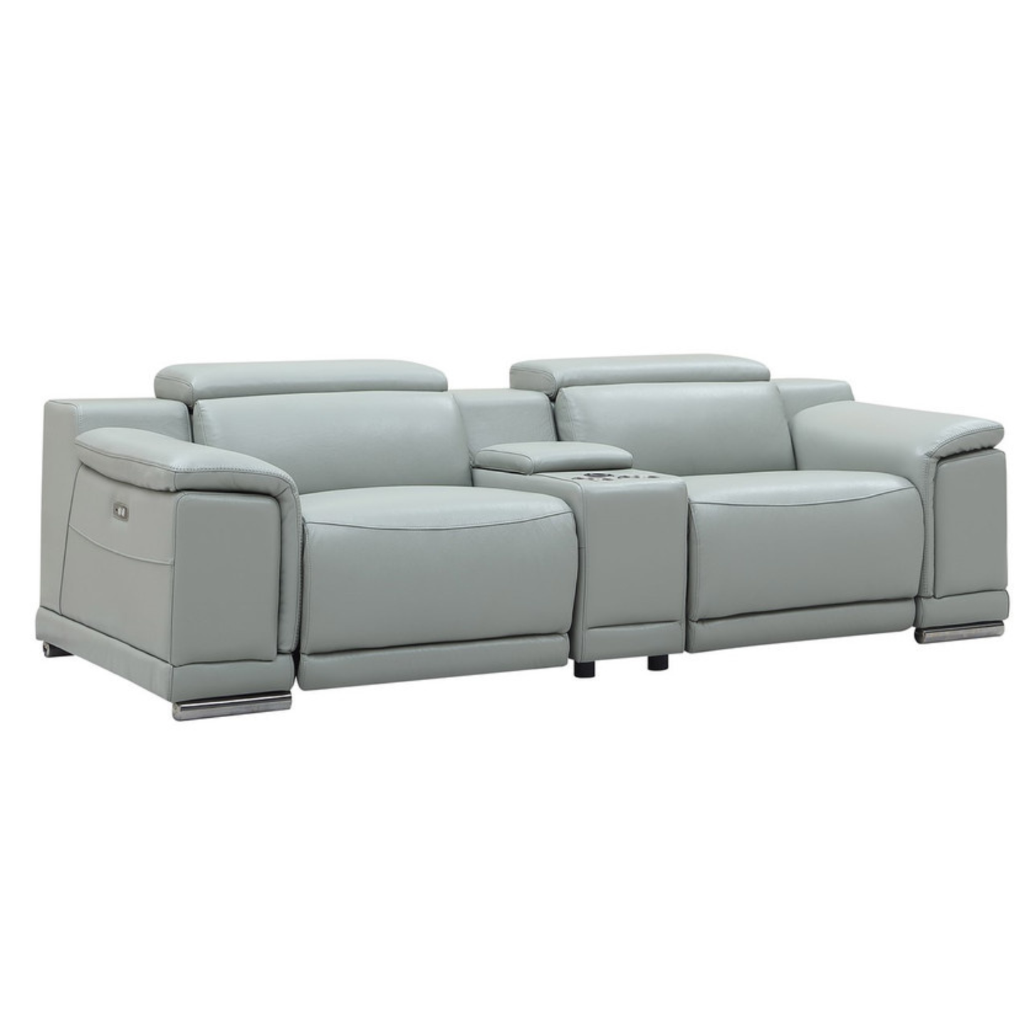 Gio Italia Haviano Leather Power Recliner Loveseat