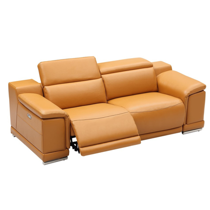 Gio Italia Haviano Leather Power Recliner Loveseat