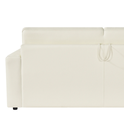 Gio Italia Jamie Fabric And Leather Queen Sleeper Sofas-comfortdesignfurniture