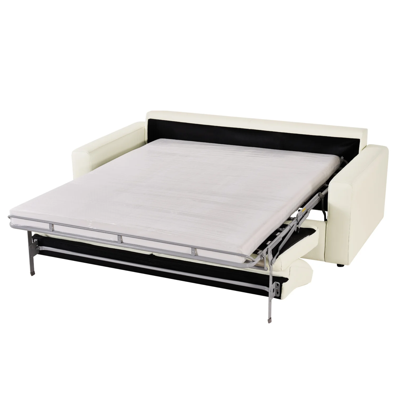 Gio Italia Jamie Fabric And Leather Queen Sleeper Sofas-comfortdesignfurniture