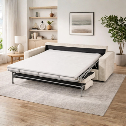 Gio Italia Jamie Fabric And Leather Queen Sleeper Sofas-comfortdesignfurniture