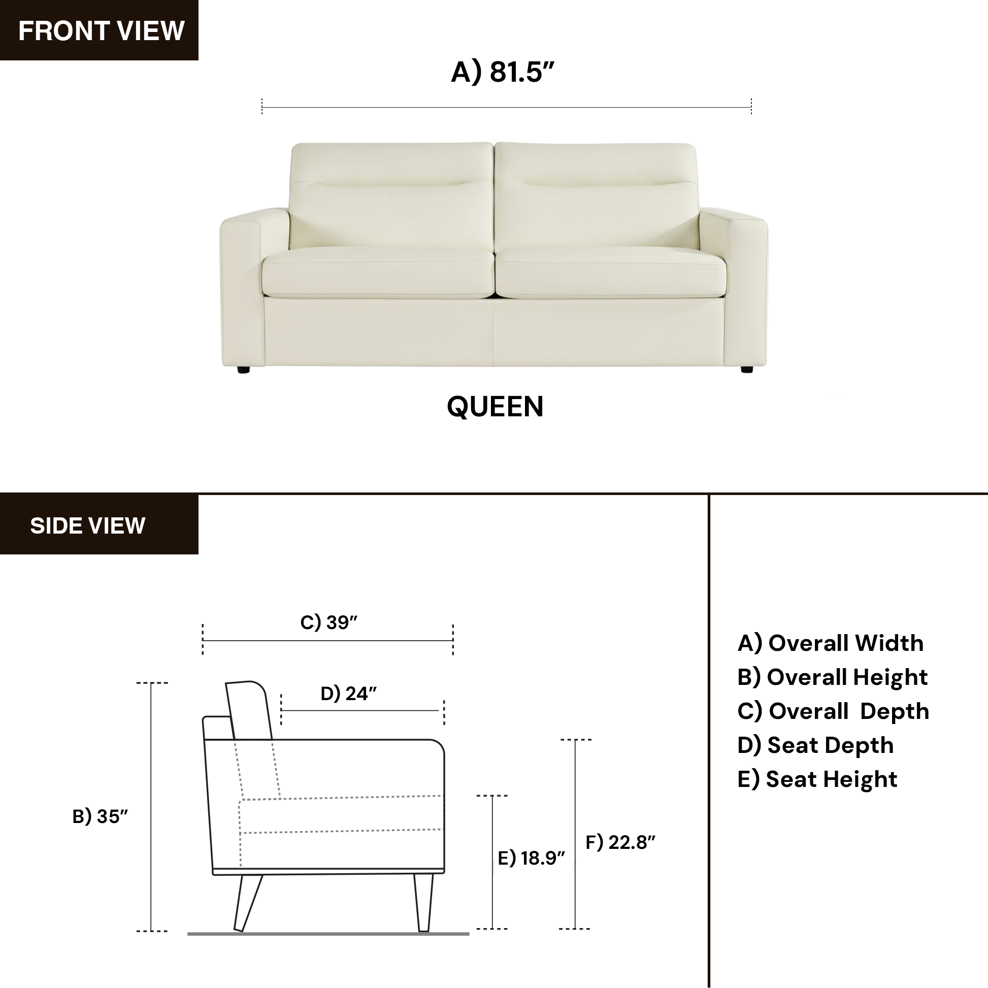 Gio Italia Jamie Fabric And Leather Queen Sleeper Sofas-comfortdesignfurniture