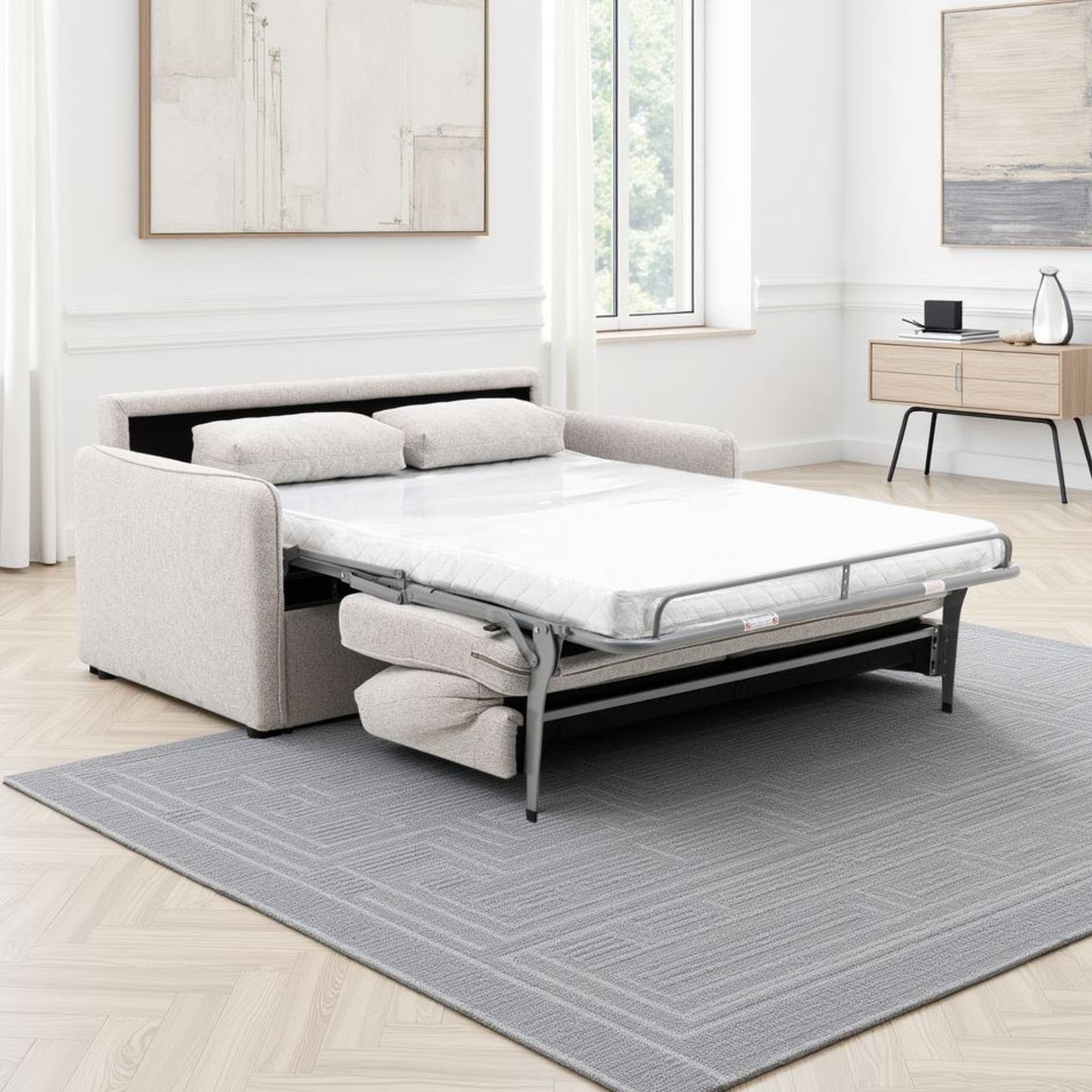 Gio Italia New York Sleeper Sofa with Memory Foam